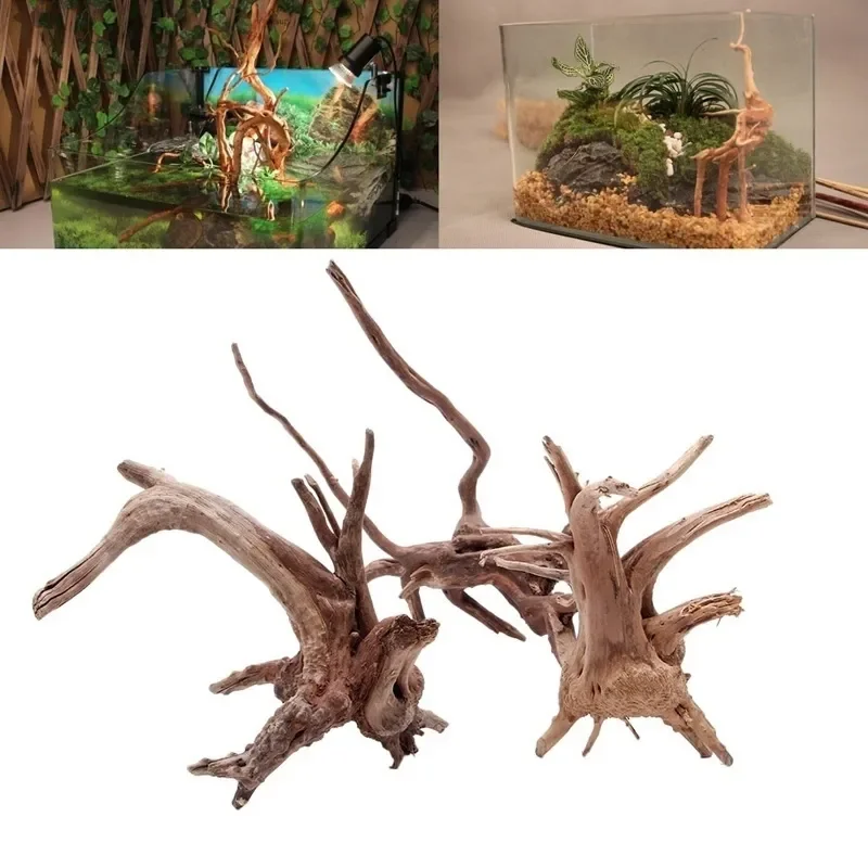 Aquarium Planted Wood - Natuurlijke Boomstam Drijfhout Aquarium Aquarium Reptiel