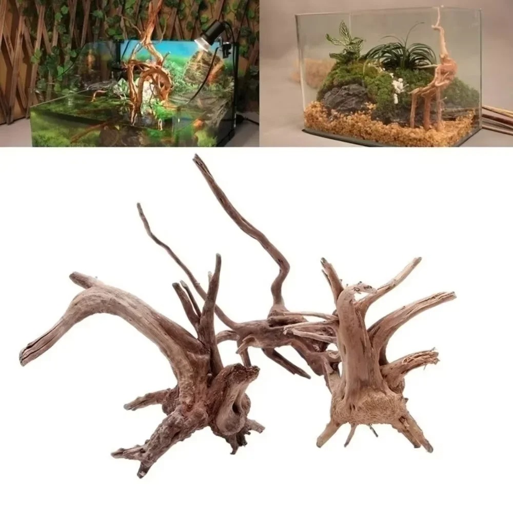 Aquarium Planted Wood - 15-20CM Natuurlijk Drijfhout Aquariumdecoratie - Premium