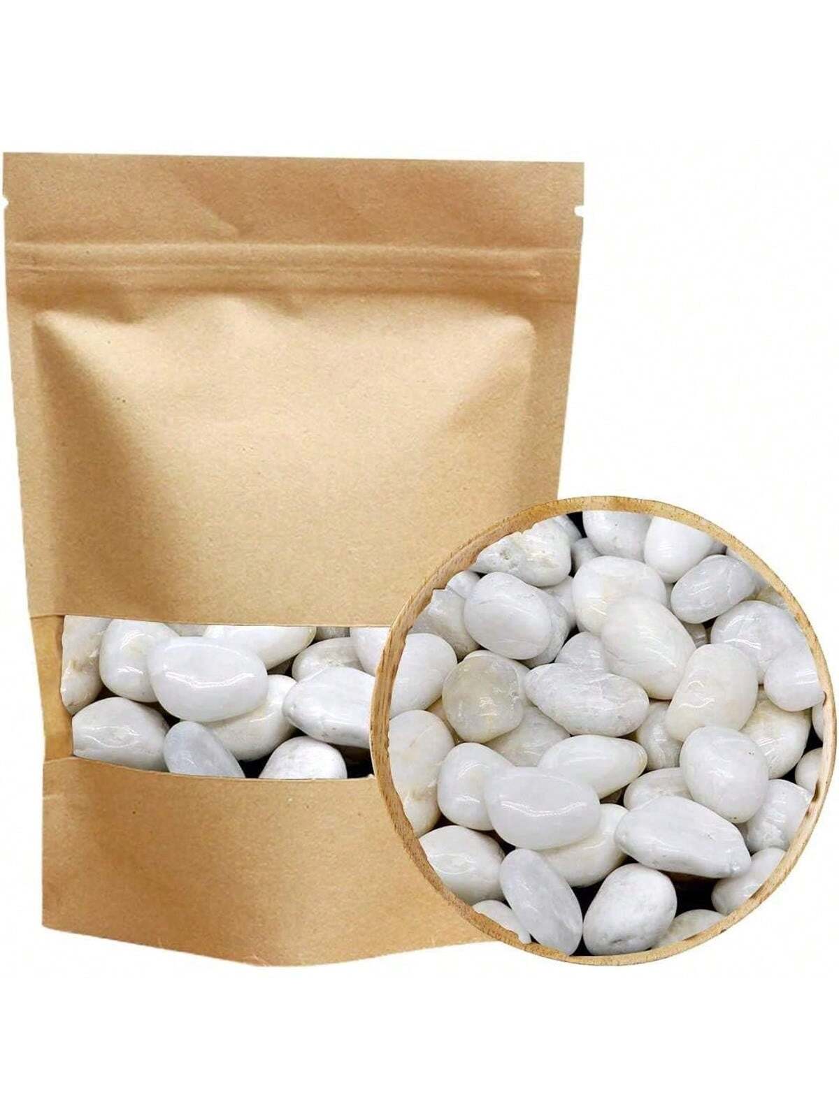 Aquarium Sand White - River Rocks Decoratieve Sier Witte Kiezels