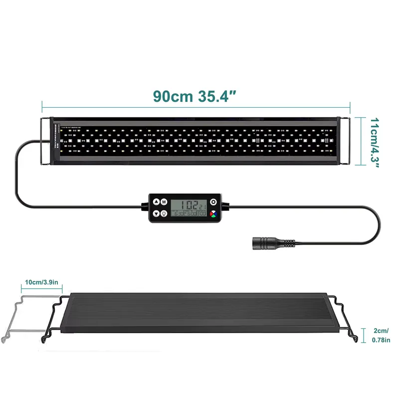 Aquarium Plant Light Spectrum - SIROKA SRK-YFT 90 cm Volspectrum LED