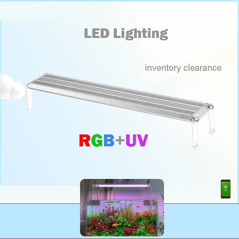 Planted Aquarium Uv Light - Led Verlichting 60cm 80cm 90cm RGB