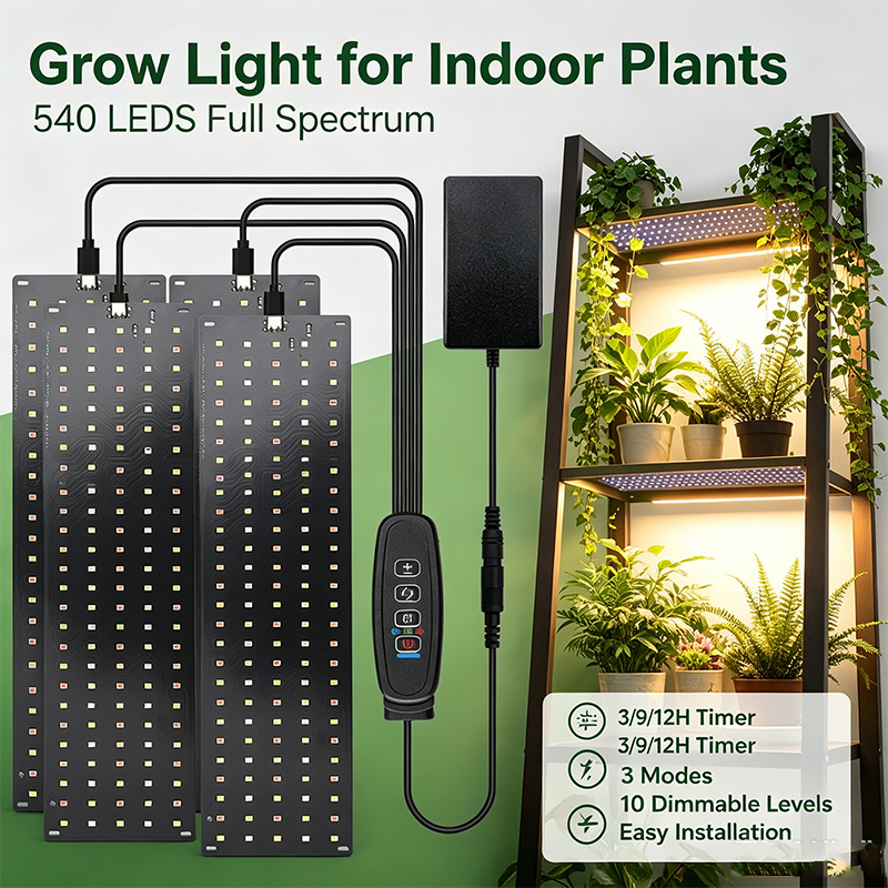 Aquarium Plant Light Spectrum - 12V LED-kweeklamp voor onder de kast,
