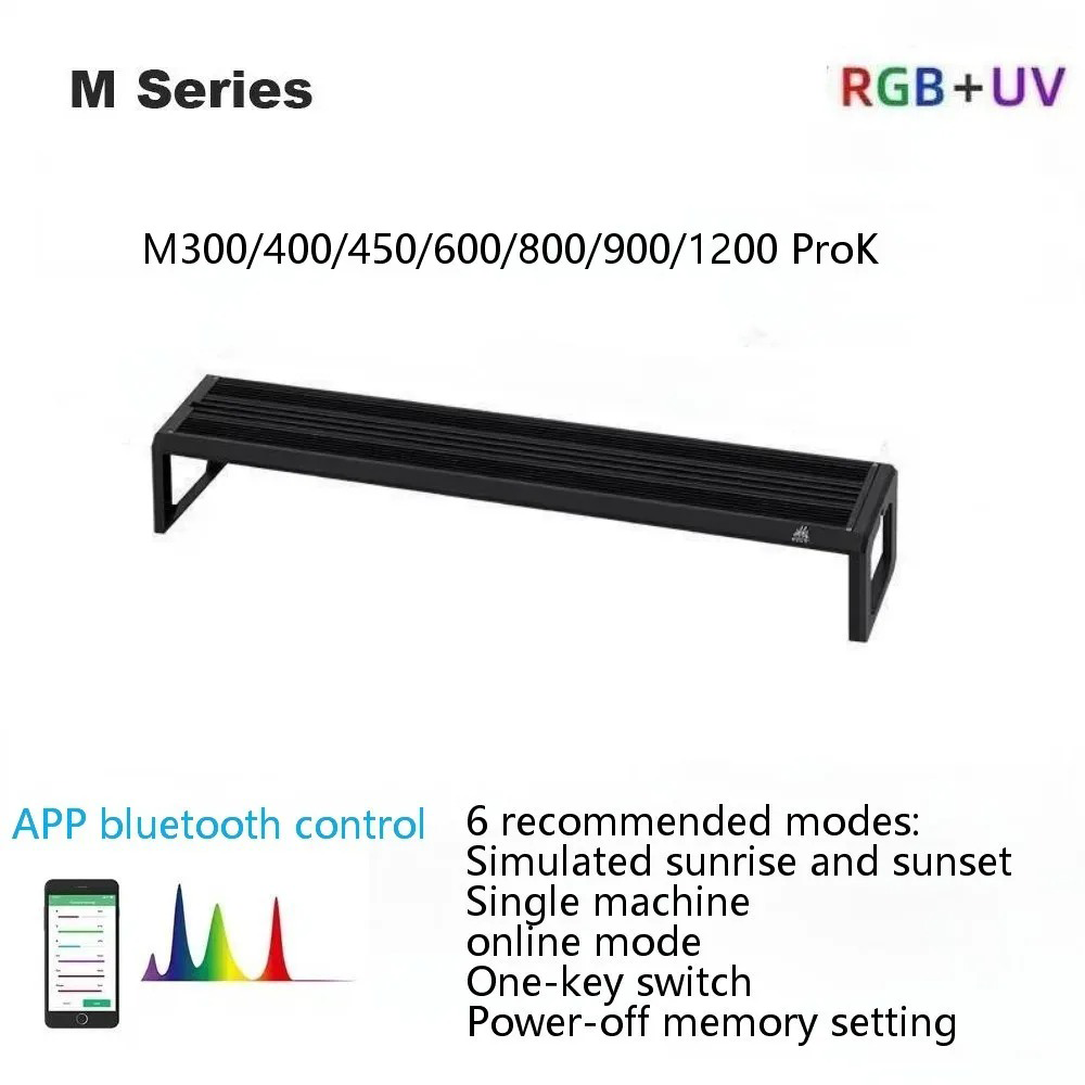 Planted Aquarium Uv Light - Week Aqua M Series RGB+UV Waterplantenlamp