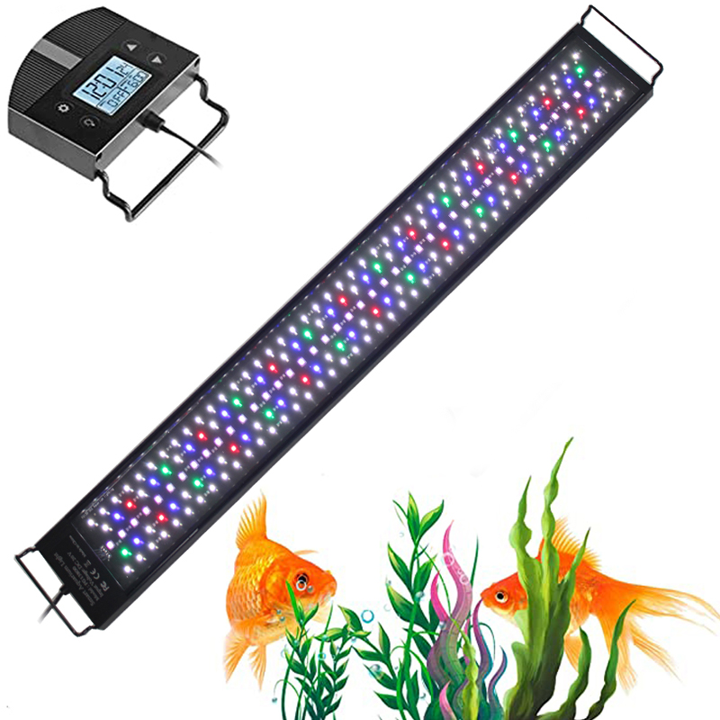 Aquarium Plant Light Spectrum - Programmeerbaar 8-kleuren Auto On Off LED-aquariumlicht