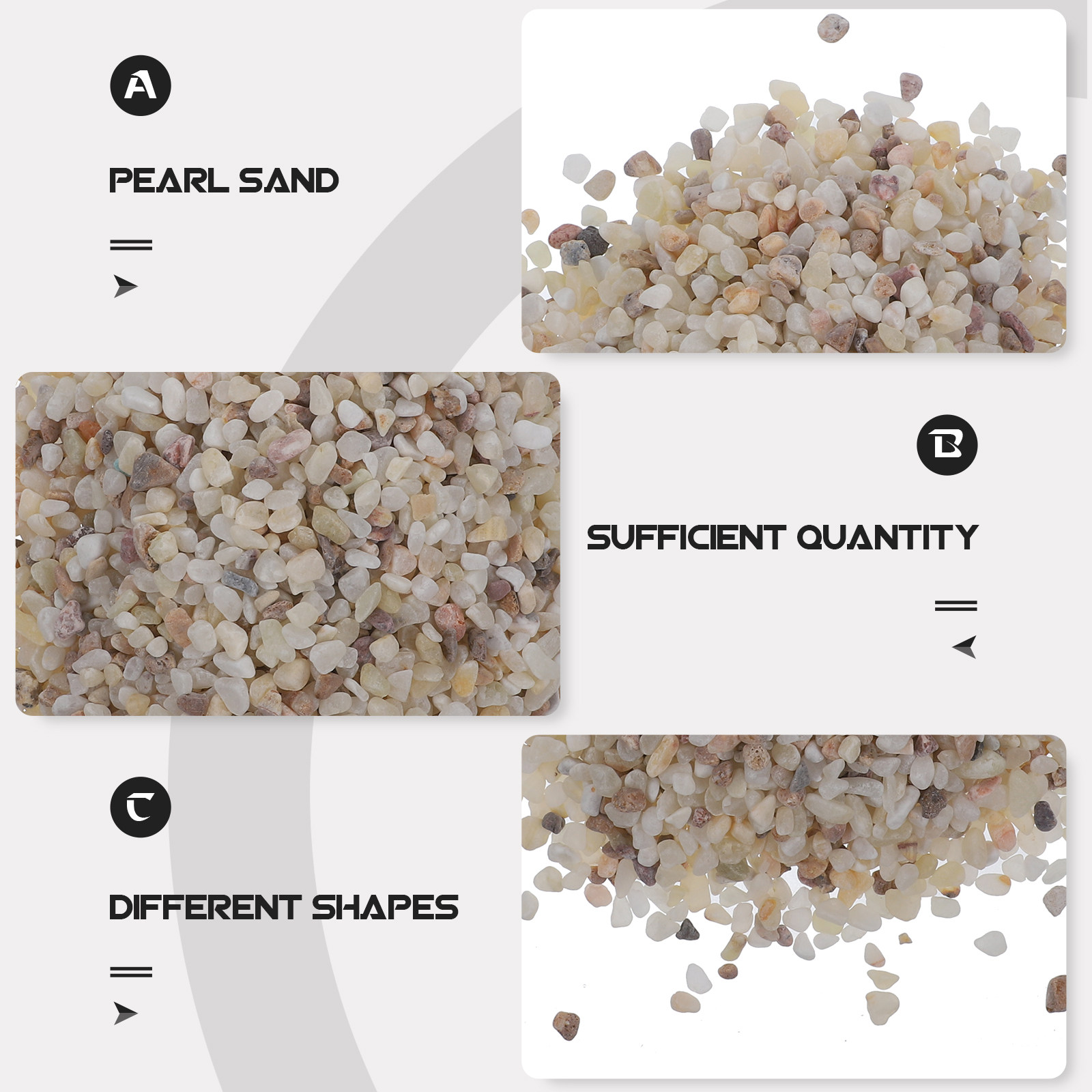 1 set gladde, kleurrijke aquar - Aquarium Plant Gravel recensie en prijs