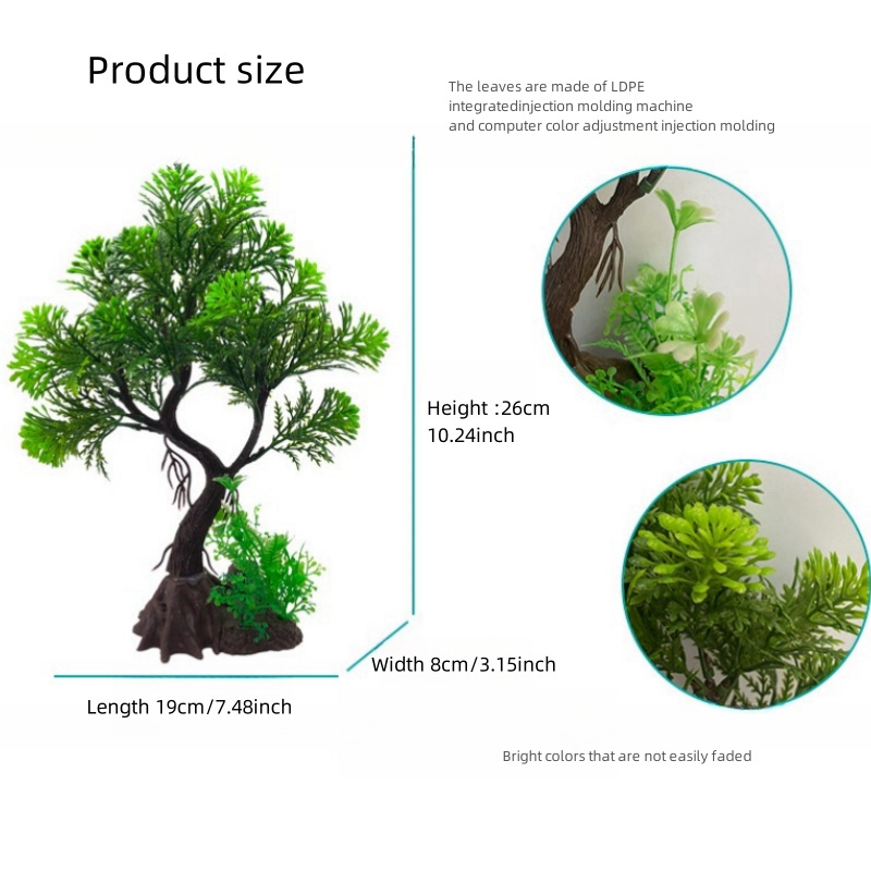 Viskom DIY Kunstmatige Aquariu - Aquarium Planted Wood recensie en prijs