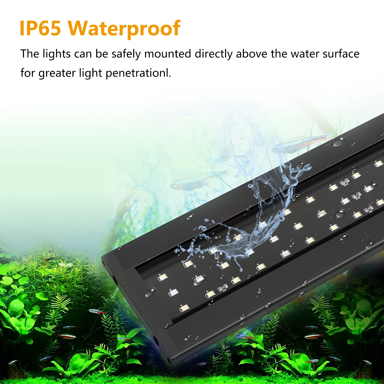 Geschikt voor 12-18 inch zoetw - Aquarium Plant Light Spectrum recensie en prijs