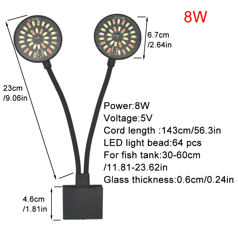 USB Aquarium LED-licht Aquariu - Aquarium Plant Light Spectrum recensie en prijs