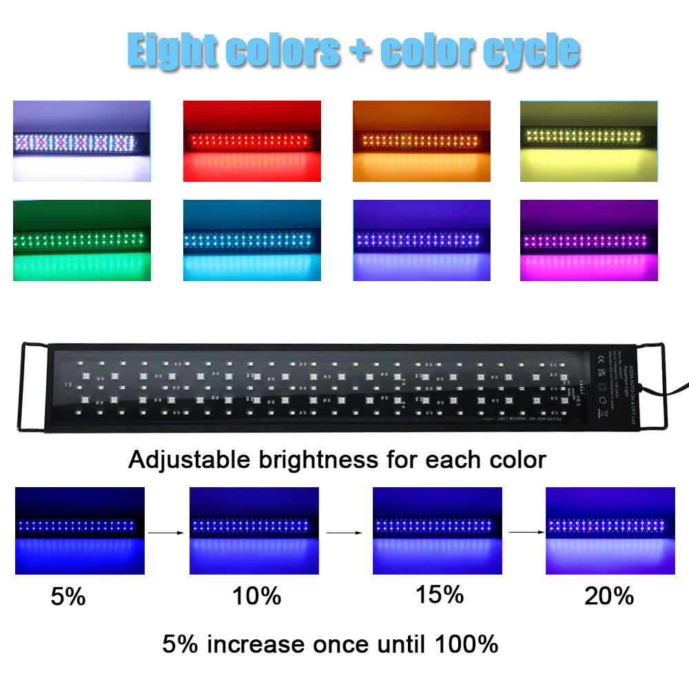 30-60cm Visbak 24/7 Volspectru - Aquarium Plant Light Spectrum recensie en prijs
