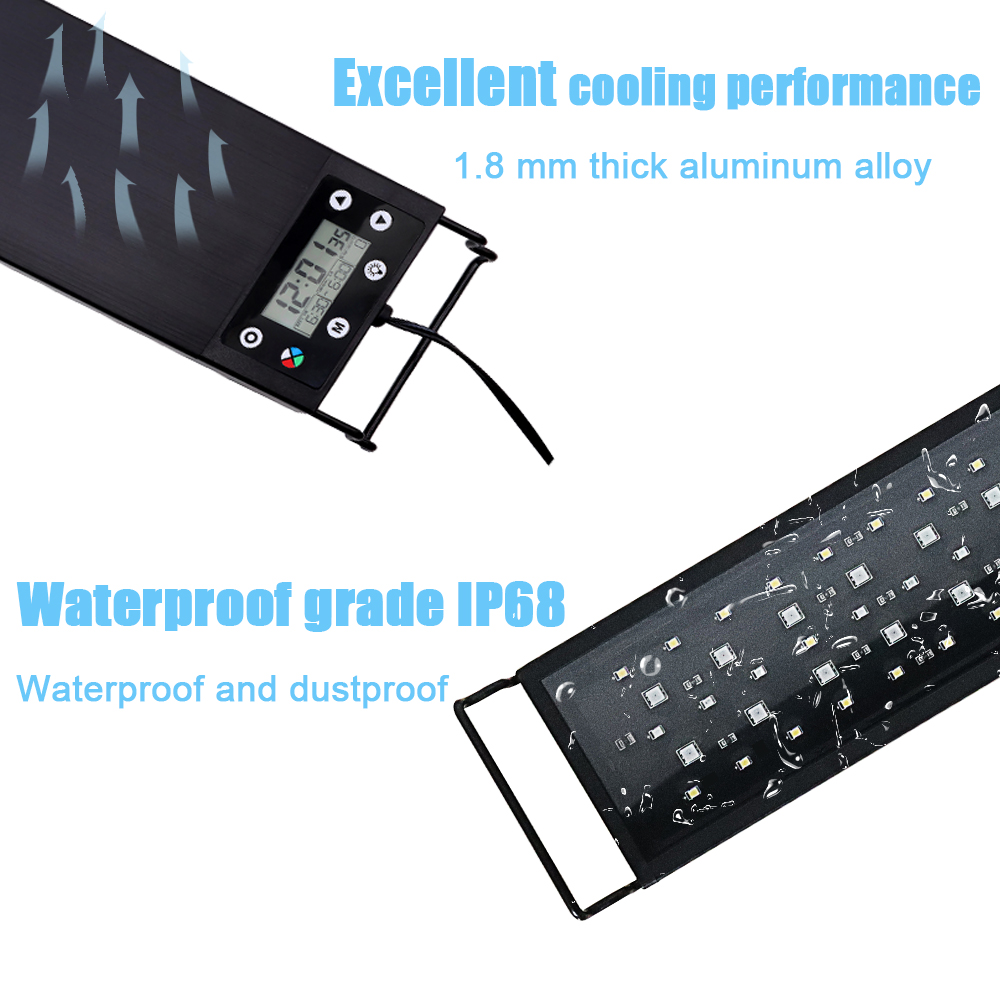 30-60cm Visbak 24/7 Volspectru - Aquarium Plant Light Spectrum recensie en prijs